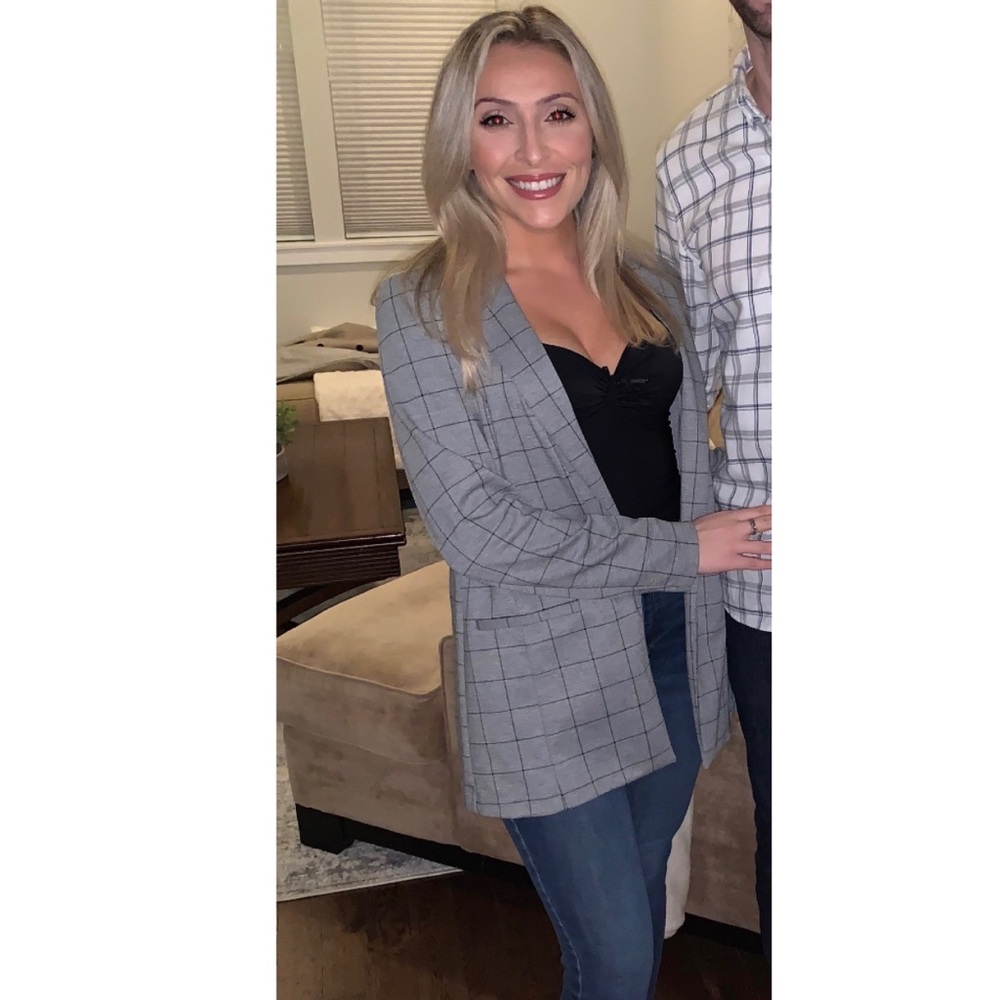 Plaid blazer